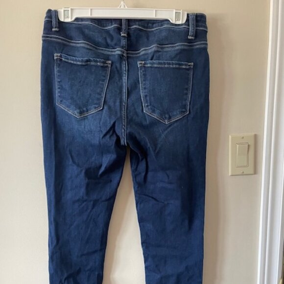 Flying Monkey – navy blue denim- Slim-Fit High Mid Jeans Size 31 - Picture 4 of 8